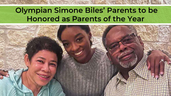 Olympian Simone Biles’ Parents to be Honored as Parents of the Year